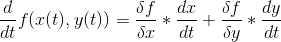 Multivariable chain rule